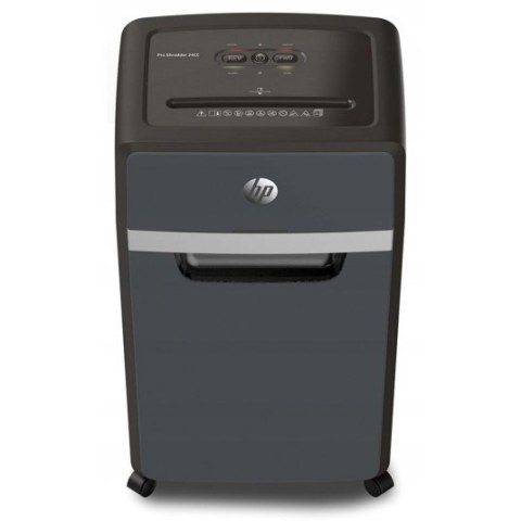 Hewlett-Packard HP Niszczarka PRO SHREDDER 24CC, ścinki, P-4, 24 kart., 30l, ciemnoszara Hewlett-Packard HP Niszczarka PRO SHREDDER 24CC, ścinki, P-4, 24 kart., 30l, ciemnoszara