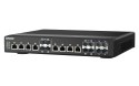 QNAP Qnap QSW-IM1200-8C, 8x combo 10GbE SFP+/RJ45, 4 ports 10GbE SFP+, rack mount/wall mount, managed switch, fan less industrial des