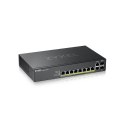 ZyXEL Switch Zyxel GS2220-10HP 10p PoE (PoE+: 8;) 180W Managed Gigabit