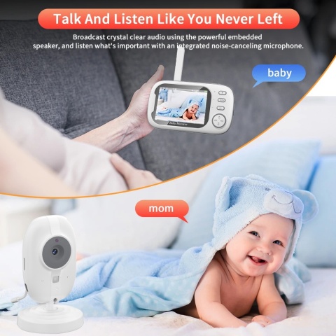 Kamera bezpieczeństwa Cdycam bezprzewodowa niania wideo z noktowizorem 2-kierunkowa Audio Talk Kamera bezpieczeństwa Cdycam bezprzewodowa niania wideo z noktowizorem 2-kierunkowa Audio Talk