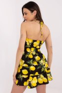 Sukienka Model MI-SK-23708.60 Black/Yellow - Italy Moda