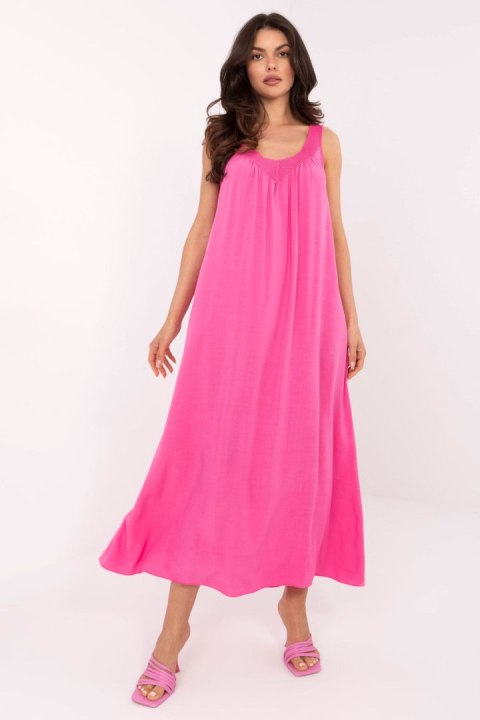 Sukienka Model TW-SK-BI-L0125.52 Pink - Och Bella Sukienka Model TW-SK-BI-L0125.52 Pink - Och Bella