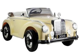 LEAN CARS Auto na Akumulator Mercedes 300S Beżowy