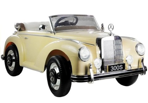 LEAN CARS Auto na Akumulator Mercedes 300S Beżowy