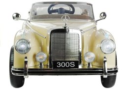 LEAN CARS Auto na Akumulator Mercedes 300S Beżowy