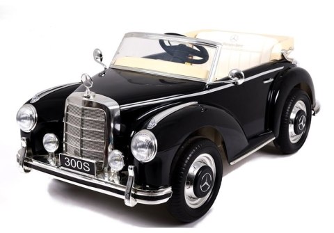 LEAN CARS Auto na Akumulator Mercedes 300S Czarny Lakierowany