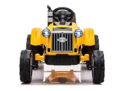 LEAN CARS Traktor na Akumulator z Przyczepą CH9959 Żółty