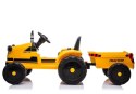 LEAN CARS Traktor na Akumulator z Przyczepą CH9959 Żółty