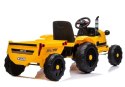 LEAN CARS Traktor na Akumulator z Przyczepą CH9959 Żółty