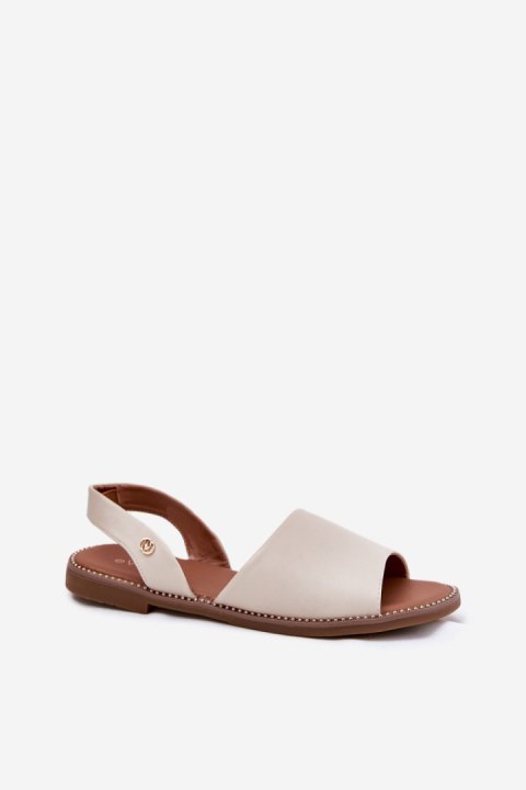 Sandały Model Dereka 25SD35-8783 Beige - Step in style Sandały Model Dereka 25SD35-8783 Beige - Step in style