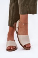 Sandały Model Dereka 25SD35-8783 Beige - Step in style