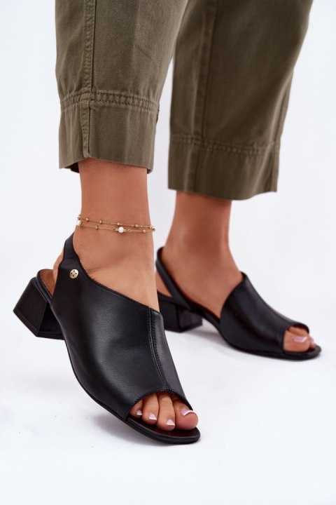 Sandały Model Maciejka 06975-01 Black - Step in style Sandały Model Maciejka 06975-01 Black - Step in style