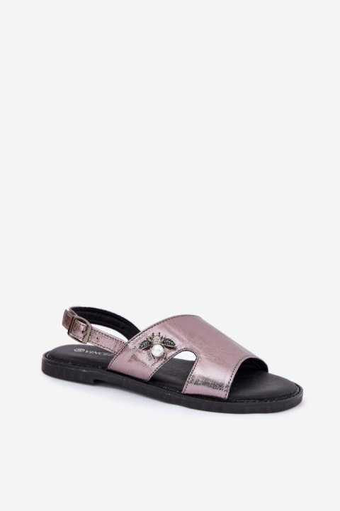 Sandały Model Vinceza 17378 Silver - Step in style Sandały Model Vinceza 17378 Silver - Step in style