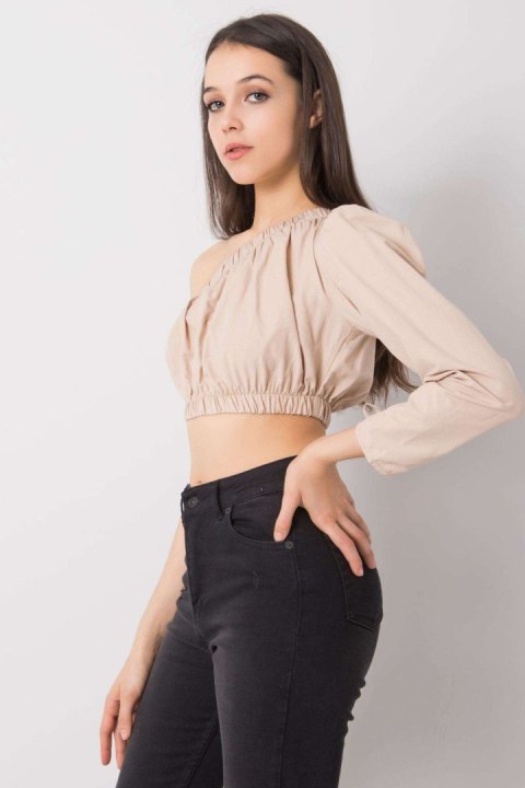 Bluzka Model 341-BZ-5267.03 Beige - Rue Paris Bluzka Model 341-BZ-5267.03 Beige - Rue Paris