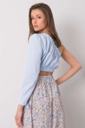 Bluzka Model 341-BZ-5267.04 Light Blue - Rue Paris