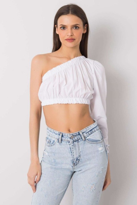 Bluzka Model 341-BZ-5267.05 White - Rue Paris Bluzka Model 341-BZ-5267.05 White - Rue Paris