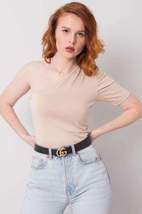 Bluzka Model 95-BZ-190101.21P Light Beige - Rue Paris Bluzka Model 95-BZ-190101.21P Light Beige - Rue Paris
