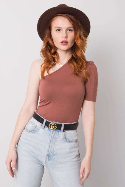 Bluzka Model 95-BZ-190101.22P Brown - Rue Paris Bluzka Model 95-BZ-190101.22P Brown - Rue Paris