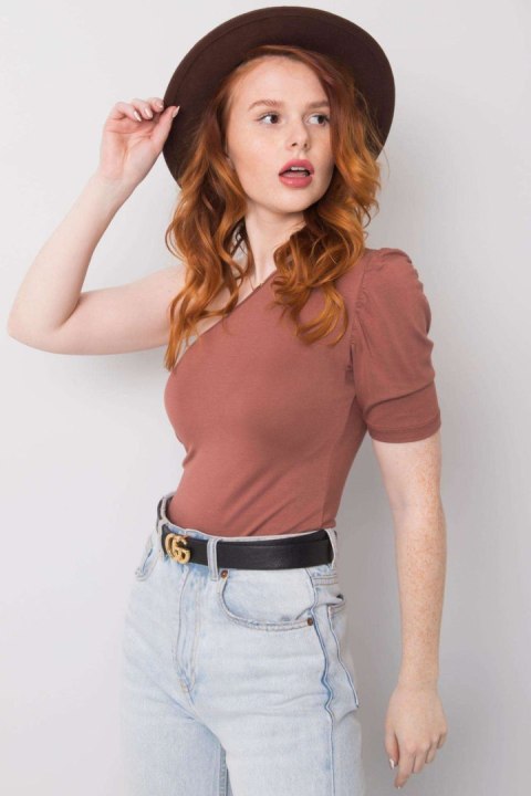 Bluzka Model 95-BZ-190101.22P Brown - Rue Paris Bluzka Model 95-BZ-190101.22P Brown - Rue Paris