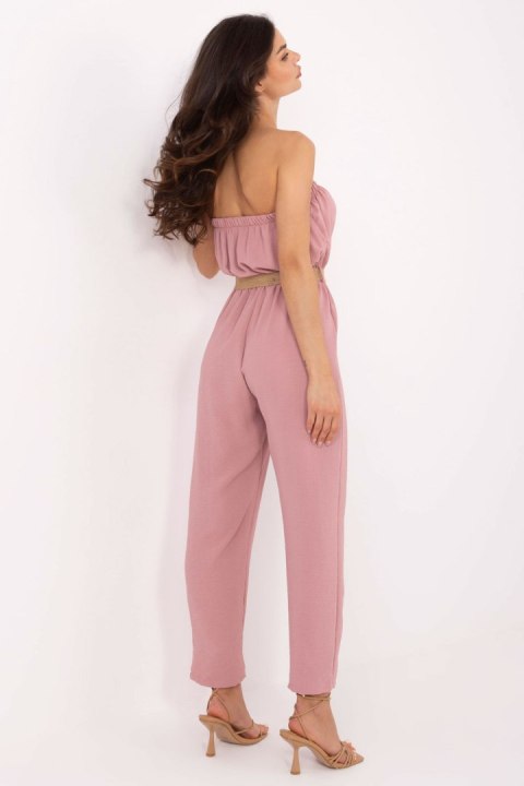 Kombinezon Model 361-KO-01042021.28 Dark Pink - Rue Paris Kombinezon Model 361-KO-01042021.28 Dark Pink - Rue Paris