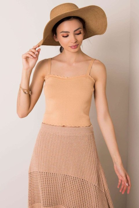 Koszulka Top Model 178-TP-3008.94 Camel - Rue Paris Koszulka Top Model 178-TP-3008.94 Camel - Rue Paris