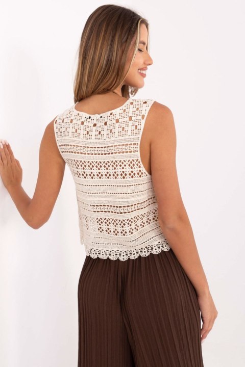 Koszulka Top Model AT-BZ-2051C.33 Light Beige - AT Koszulka Top Model AT-BZ-2051C.33 Light Beige - AT