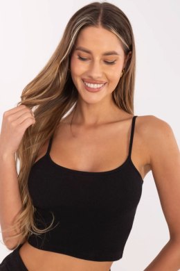 Koszulka Top Model RV-TP-6626.88 Black - Rue Paris