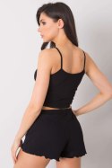 Koszulka Top Model RV-TP-6626.88 Black - Rue Paris