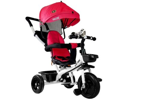 LEAN Toys Rower Trójkołowy PRO300 Czerwony