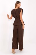 Spodnie Komplet Model MI-KMPL-A2554.69 Dark Brown - Italy Moda