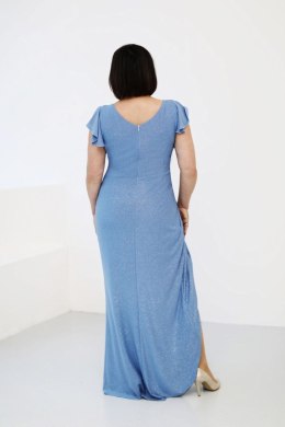 Sukienka Model Francesca Blue Połysk - Jersa