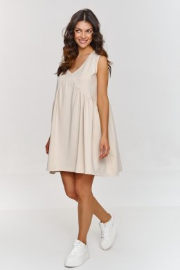 Sukienka Model M876 Light Beige - Makadamia