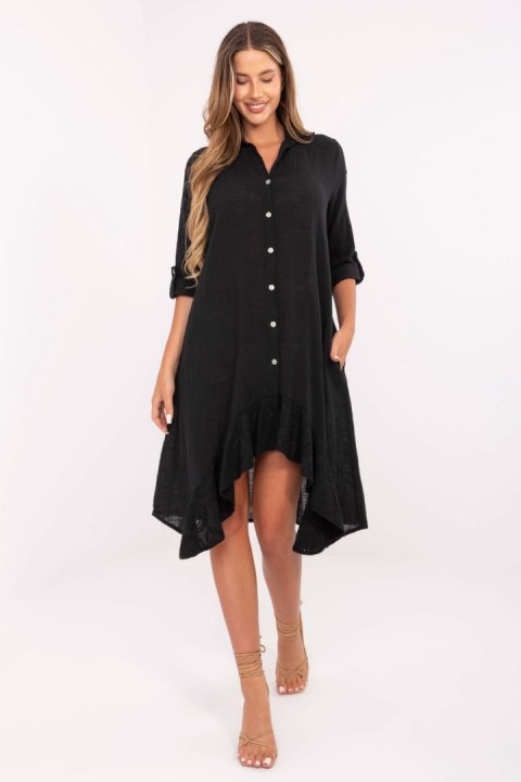 Sukienka Model TW-SK-BI-2021399.54 Black - Och Bella Sukienka Model TW-SK-BI-2021399.54 Black - Och Bella