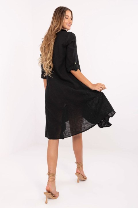 Sukienka Model TW-SK-BI-2021399.54 Black - Och Bella Sukienka Model TW-SK-BI-2021399.54 Black - Och Bella