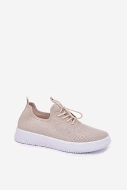 Buty Sportowe Model Kalyra NB722 Beige - Step in style