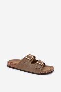 Sandał Klapki Model Lunera 7902 Dark Green - Step in style
