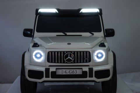 LEAN CARS Auto Na Akumulator Mercedes G63 XXL Biały 4x4 LEAN CARS Auto Na Akumulator Mercedes G63 XXL Biały 4x4