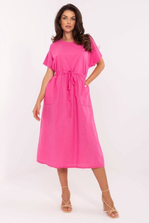 Sukienka Model TW-SK-BI-6-2041.89 Pink - Och Bella Sukienka Model TW-SK-BI-6-2041.89 Pink - Och Bella