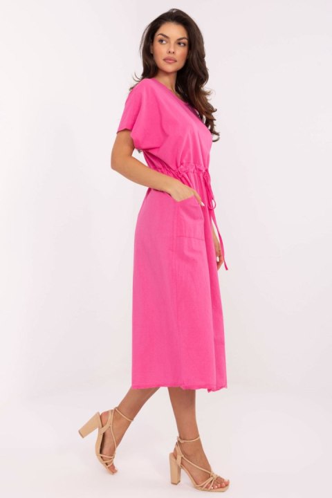 Sukienka Model TW-SK-BI-6-2041.89 Pink - Och Bella Sukienka Model TW-SK-BI-6-2041.89 Pink - Och Bella