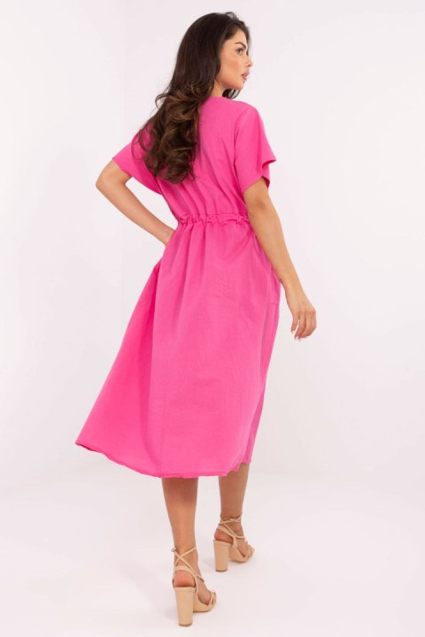 Sukienka Model TW-SK-BI-6-2041.89 Pink - Och Bella Sukienka Model TW-SK-BI-6-2041.89 Pink - Och Bella