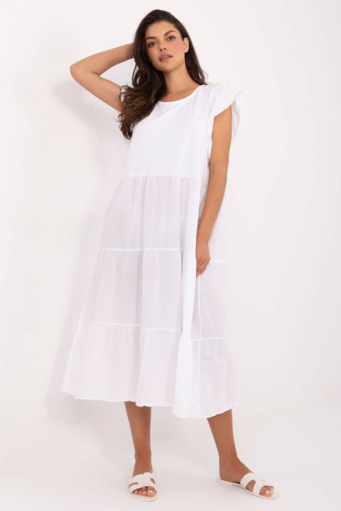 Sukienka Model TW-SK-BI-6-2172.96 White - Och Bella Sukienka Model TW-SK-BI-6-2172.96 White - Och Bella