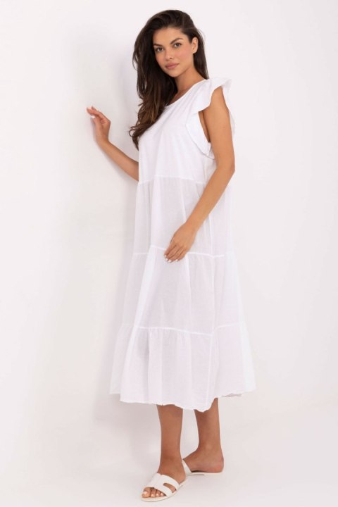 Sukienka Model TW-SK-BI-6-2172.96 White - Och Bella Sukienka Model TW-SK-BI-6-2172.96 White - Och Bella