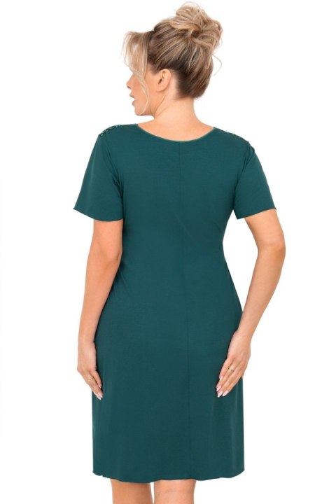 Koszulka nocna Koszula Nocna Model Melania Plus Size Green - Donna Koszulka nocna Koszula Nocna Model Melania Plus Size Green - Donna