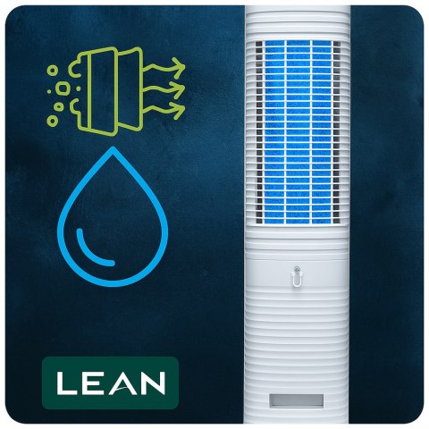 LEAN Toys Wentylator Kolumnowy Wodny Podłogowy Jonizacja Oscylacja Wwyświetlac PILOT LEAN Toys Wentylator Kolumnowy Wodny Podłogowy Jonizacja Oscylacja Wwyświetlac PILOT
