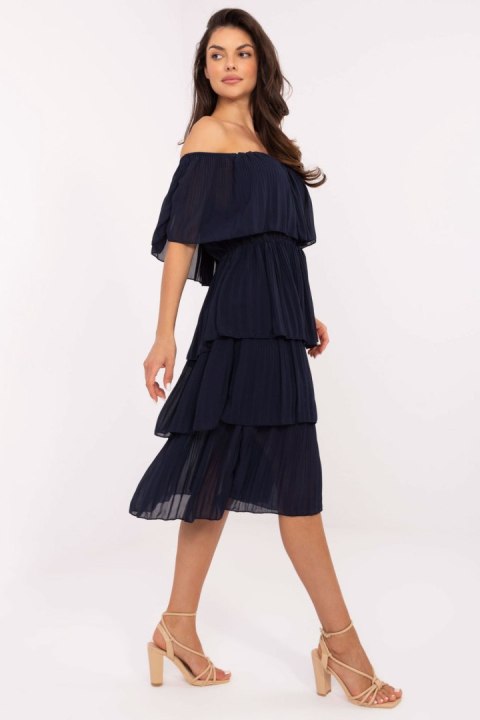 Sukienka Model TW-SK-BI-2120.69 Navy - Och Bella Sukienka Model TW-SK-BI-2120.69 Navy - Och Bella
