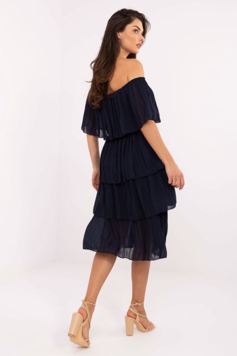 Sukienka Model TW-SK-BI-2120.69 Navy - Och Bella Sukienka Model TW-SK-BI-2120.69 Navy - Och Bella