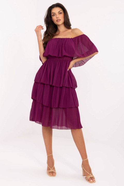 Sukienka Model TW-SK-BI-2120.69 Violet - Och Bella Sukienka Model TW-SK-BI-2120.69 Violet - Och Bella