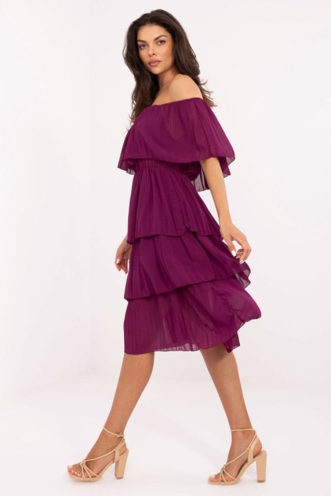 Sukienka Model TW-SK-BI-2120.69 Violet - Och Bella Sukienka Model TW-SK-BI-2120.69 Violet - Och Bella