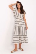 Sukienka Model TW-SK-BI-28760.97 White/Black - Och Bella