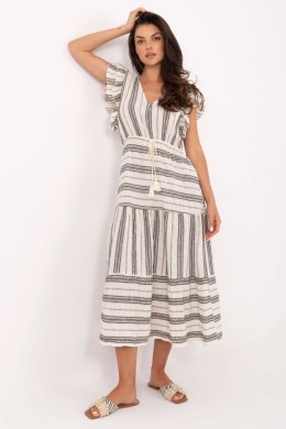 Sukienka Model TW-SK-BI-28760.97 White/Black - Och Bella